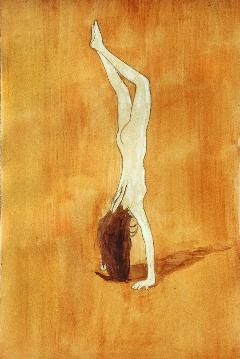 handstand nude