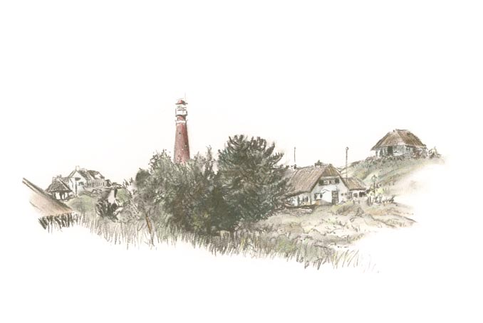 Pan 4 schiermonnikoog getekend door Kees Wennekendonk